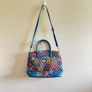 NWT Vera Bradley Day-Off Satchel in Painted Medallions